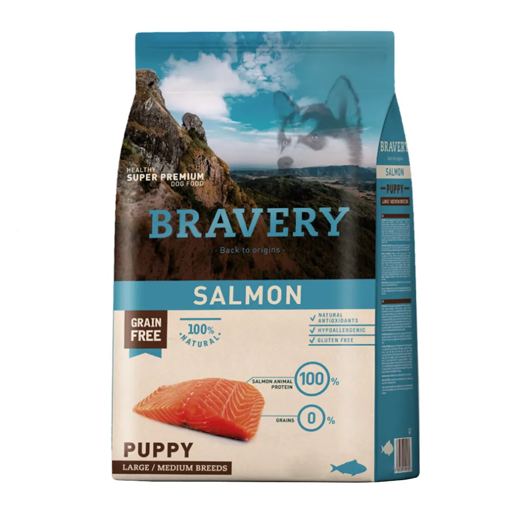 Bravery Cão Adulto Médio-Grande - Salmão