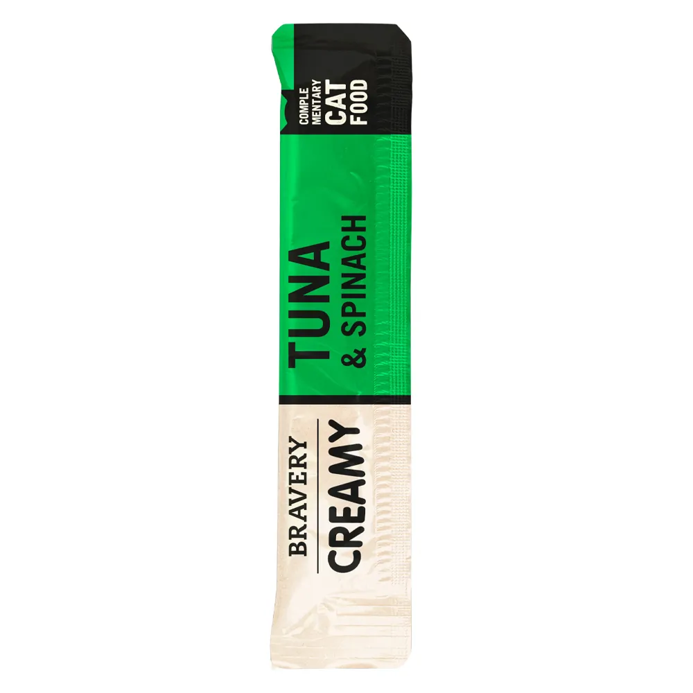Bravery Creamy - Creme de Atum e Espinafres para Gatos