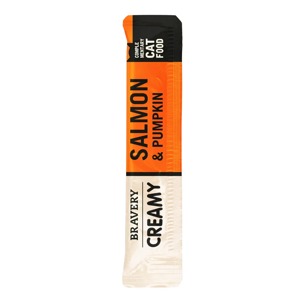 Bravery Creamy - Creme de Salmão e Abóbora para Gatos