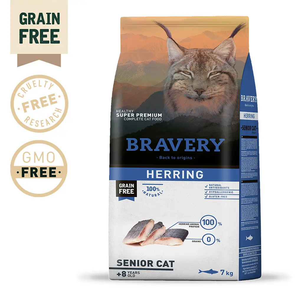 Bravery Gato Sénior - Arenque