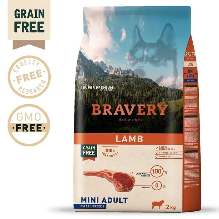Bravery Cão Adulto Mini-Pequeno - Cordeiro