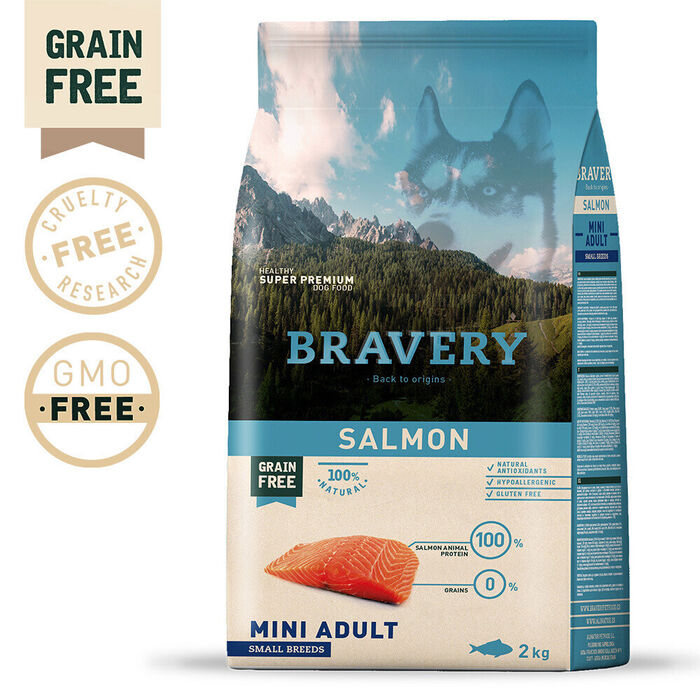 Bravery Cão Adulto Mini-Pequeno - Salmão