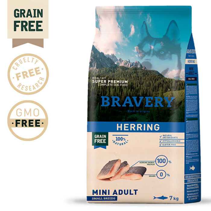 Bravery Cão Adulto Mini-Pequeno - Arenque