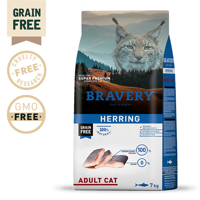 Bravery Gato Adulto - Arenque