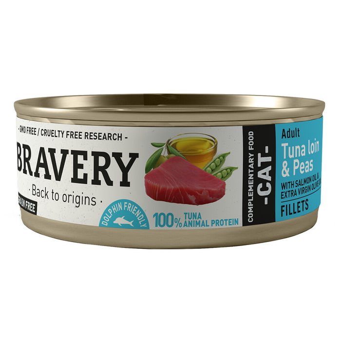 Bravery Wet Gato - Lombo de Atum e Ervilhas