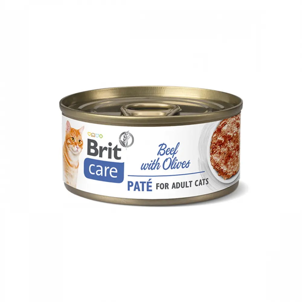 Brit Care Cat Beef Paté with Olives