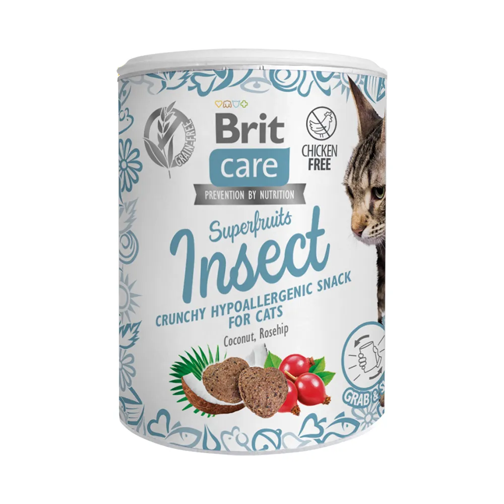 Brit Care Cat Snack Superfruits Insect