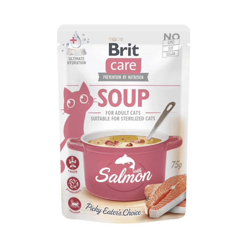 Brit Care Cat Soup with Salmon