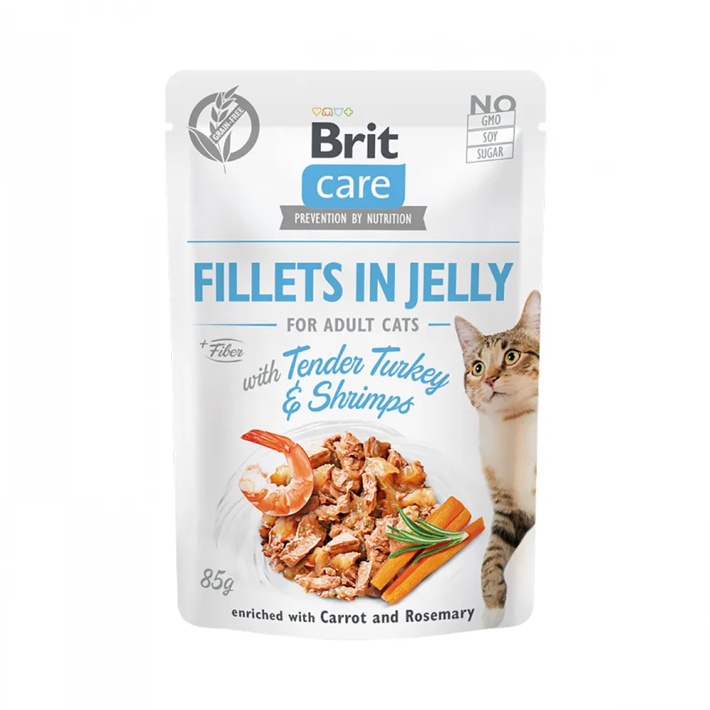 Brit Care Cat Tender Turkey & Shrimps in Jelly