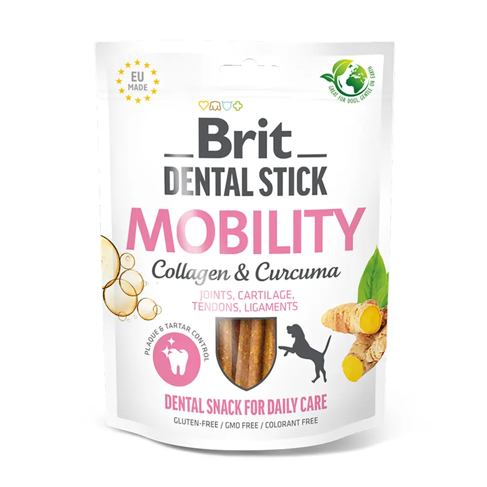 Brit Care Dental Stick Mobility with Collagen & Curcuma