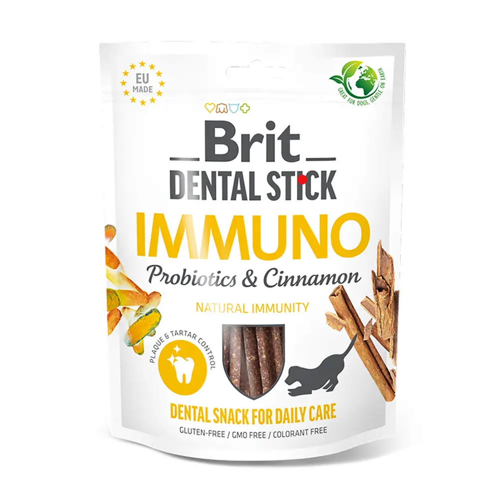 Brit Care Dental Stick with Immuno Probiotics & Cinnamon