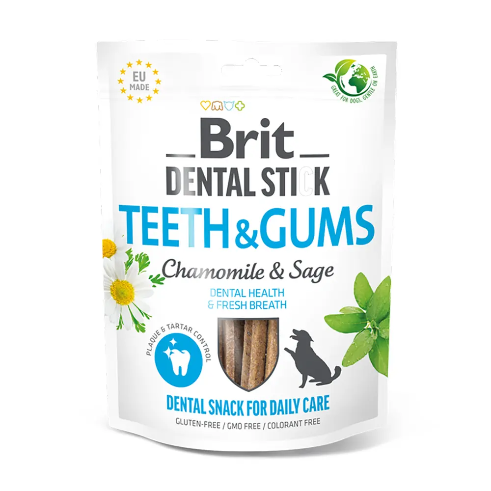 Brit Care Dog Dental Stick Teeth & Gums with Chamomile & Sage