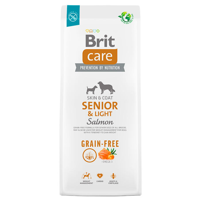 Brit Care Dog Grain-Free Senior & Light - Salmon