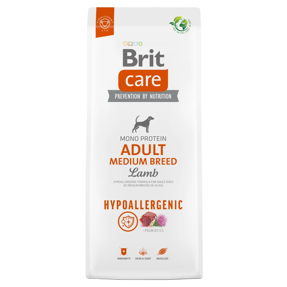 Brit Care Dog Hypoallergenic Adult Medium Breed - Lamb