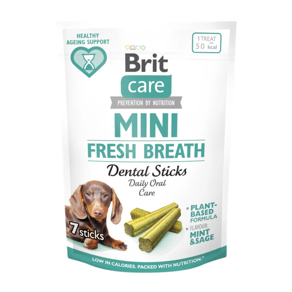 Brit Care Dog Mini Treats Fresh Breath