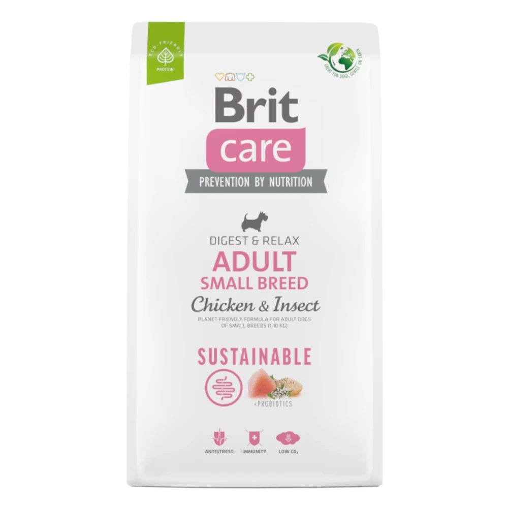 Brit Care Dog Sustainable Adult Small Breed - Chicken & Insect