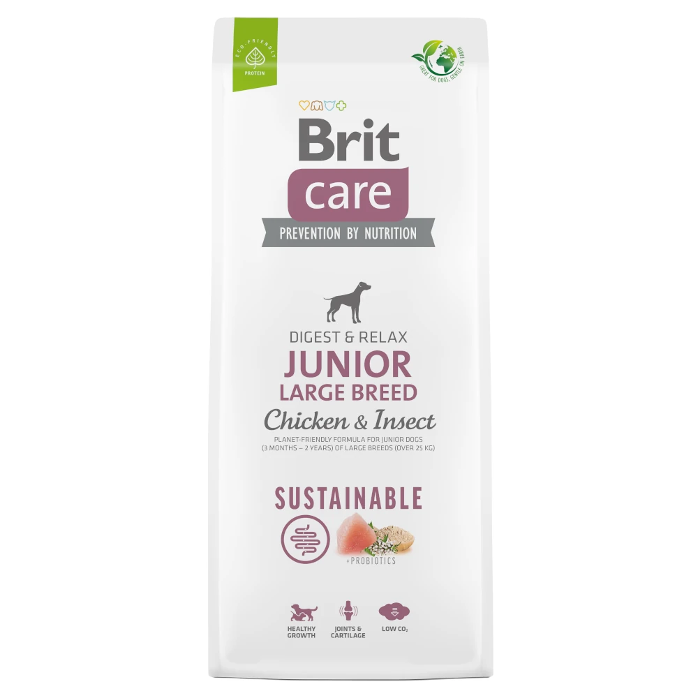 Brit Care Dog Sustainable Junior Large Breed - Chicken & Insect