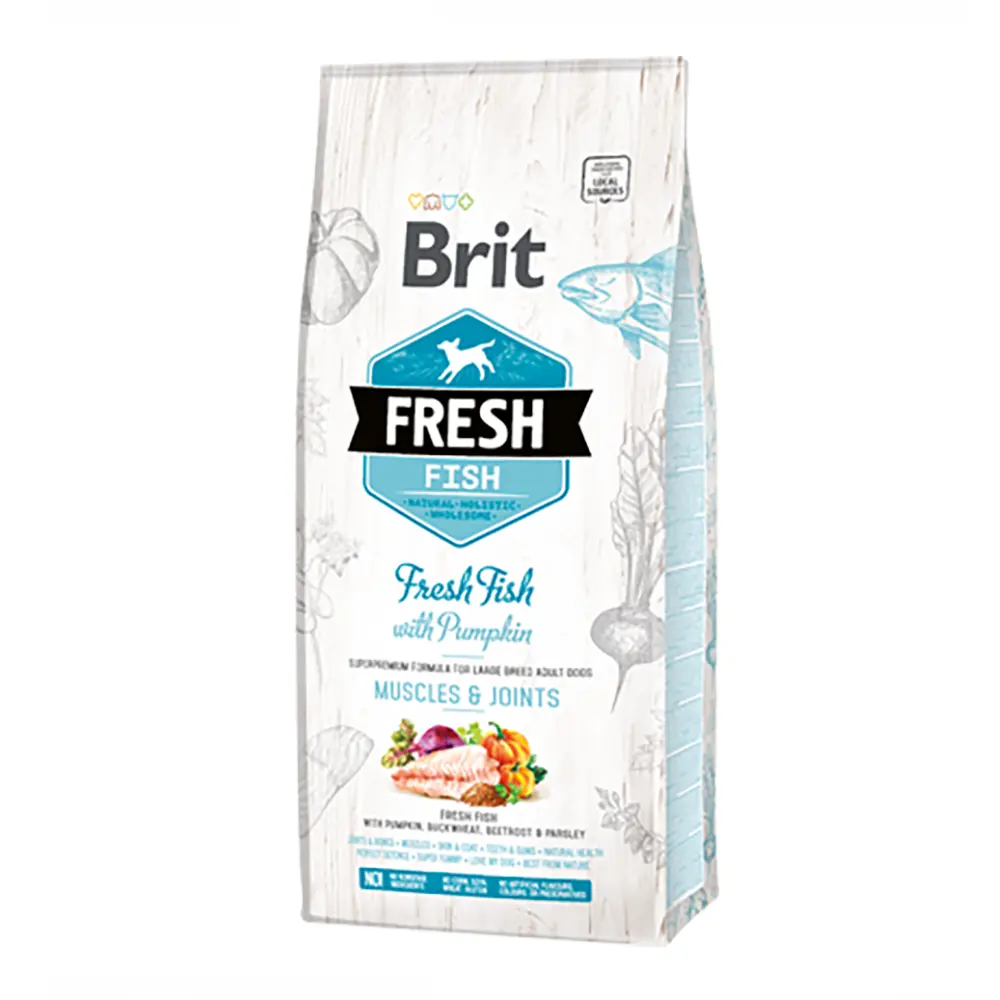 Brit Fresh Dog Adult Large Breed with Fish & Pumpkin