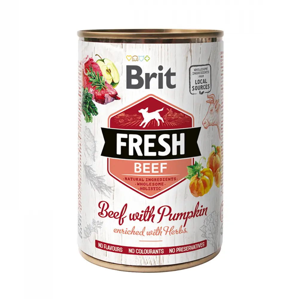 Brit Fresh Dog Beef with Pumpkin