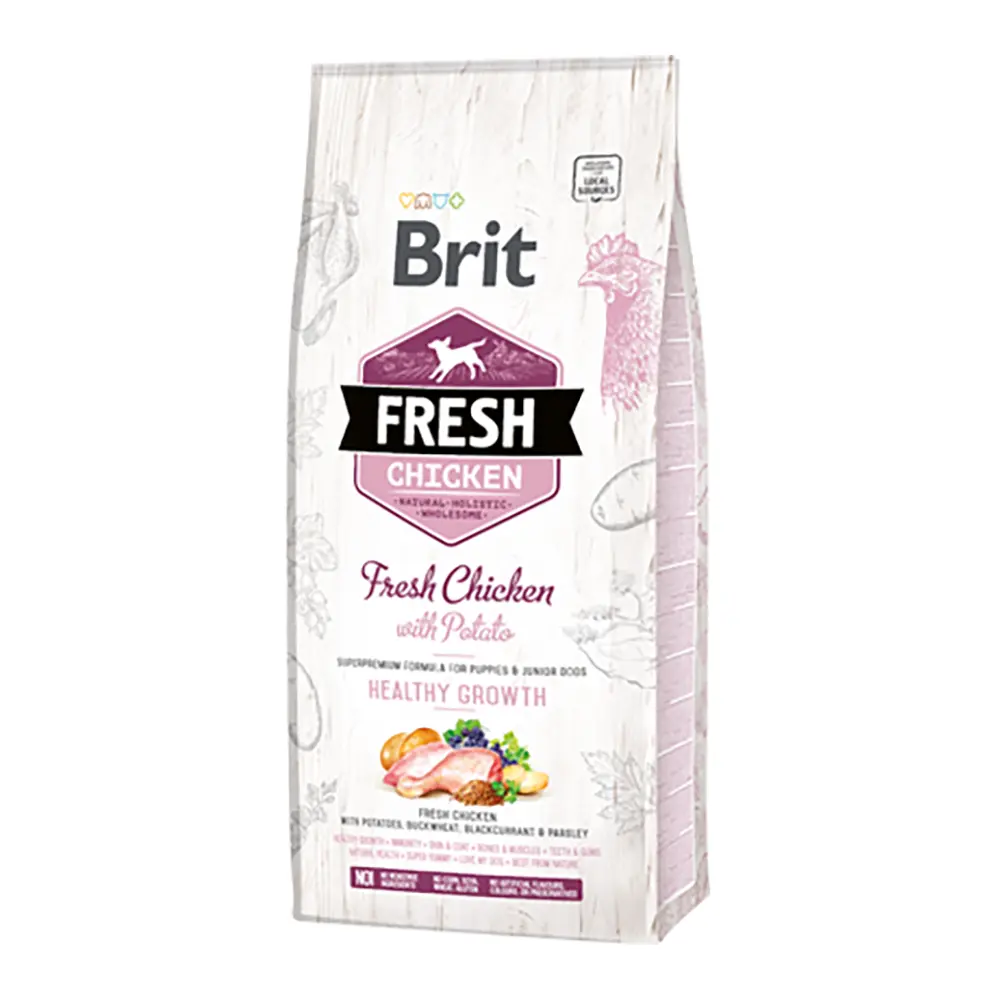 Brit Fresh Dog Puppy Healthy Growth with Chicken & Potato