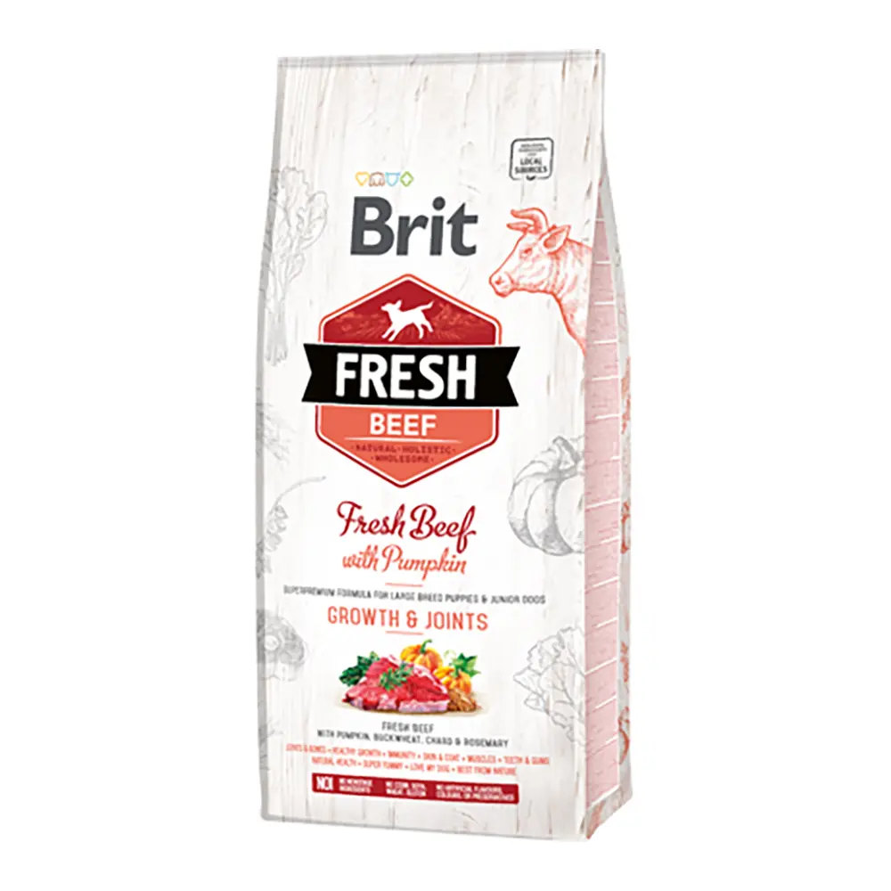 Brit Fresh Dog Puppy Large Breed with Beef & Pumpkin