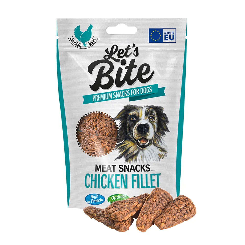 Brit Let`s Bite Dog Meat Snacks Chicken Fillet