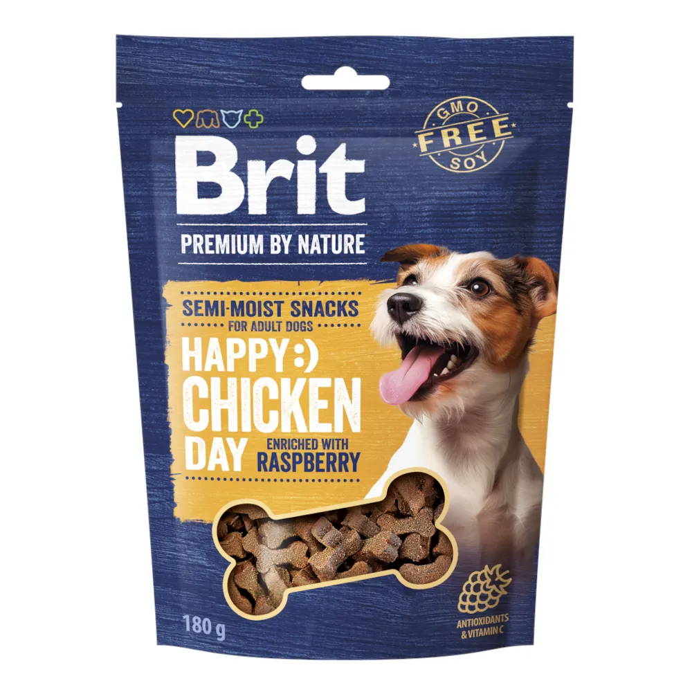 Brit Premium by Nature Dog Semi-moist Snacks - Chicken & Raspberry