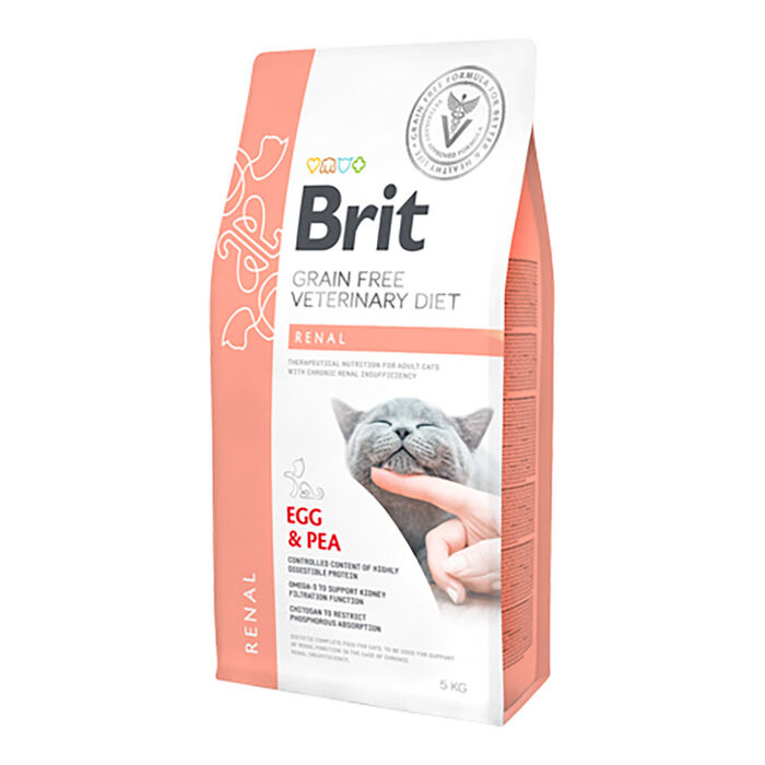 Brit Veterinary Diet Cat Renal Grain-Free Egg & Pea