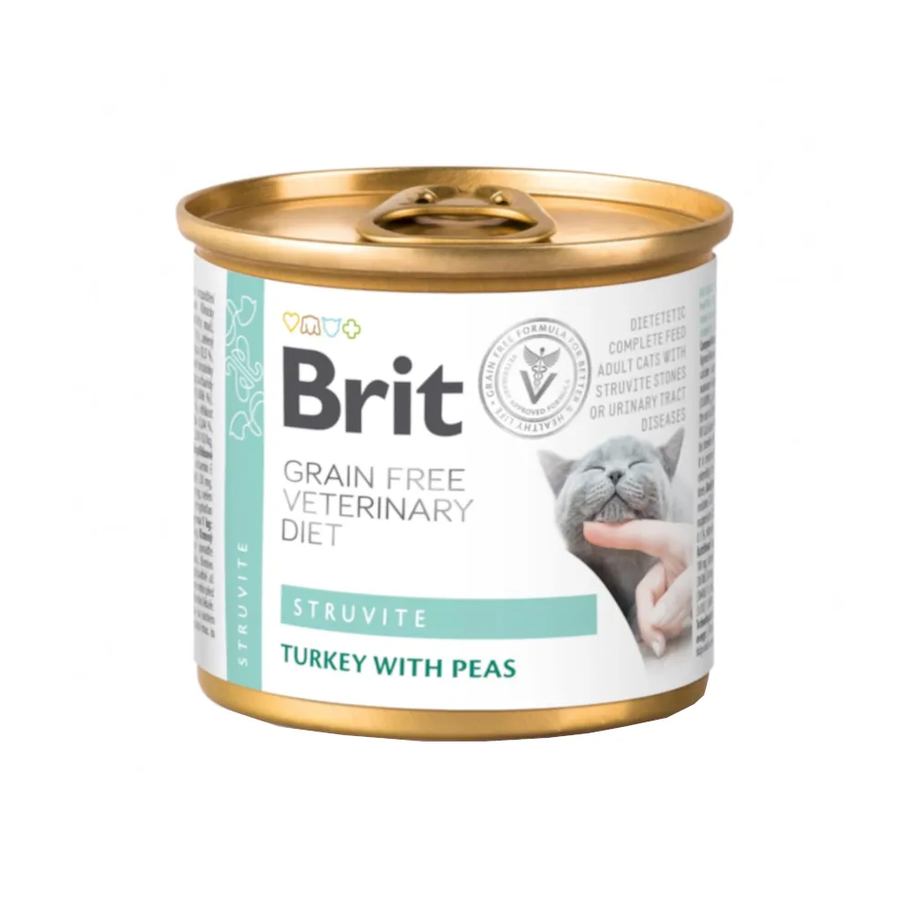 Brit Veterinary Diet Cat Struvite Grain-Free Turkey & Peas