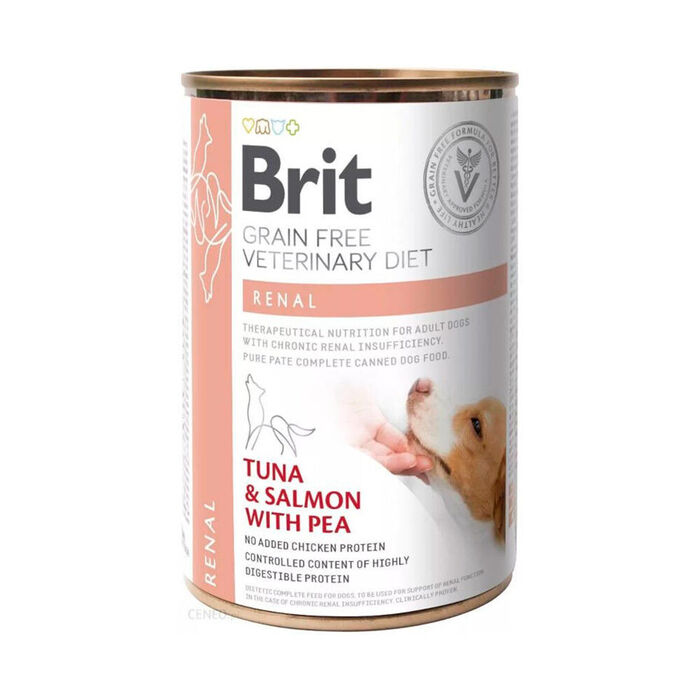 Brit Veterinary Diet Dog Renal Grain-Free Tuna & Salmon with Pea
