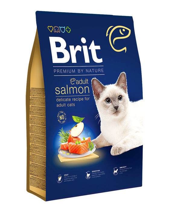 Brit Blue Nature Cat Adult Salmon