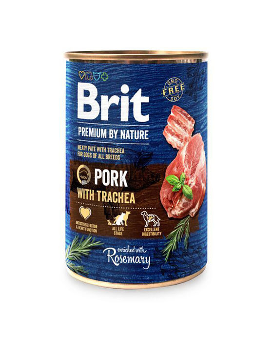 Brit Blue Nature Dog Pork with Trachea