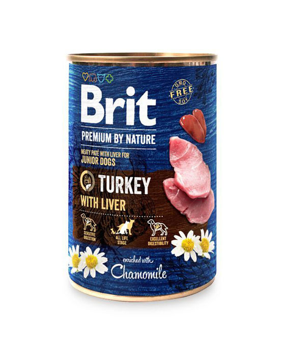 Brit Blue Nature Dog Turkey with Liver
