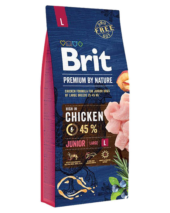 Brit Blue Nature Junior Large Dog