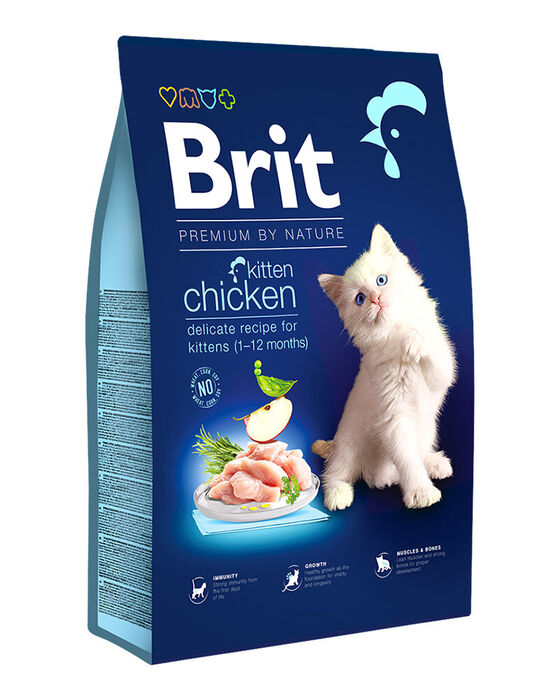 Brit Blue Nature Kitten Chicken