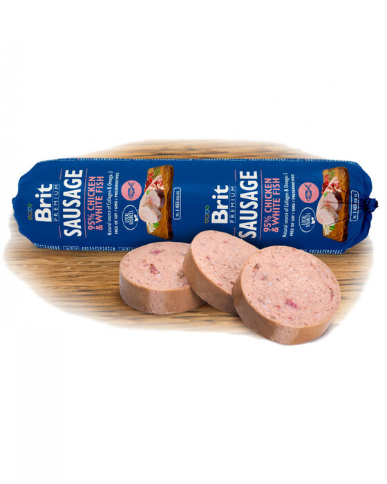 Brit Sausage Dog Chicken & White Fish