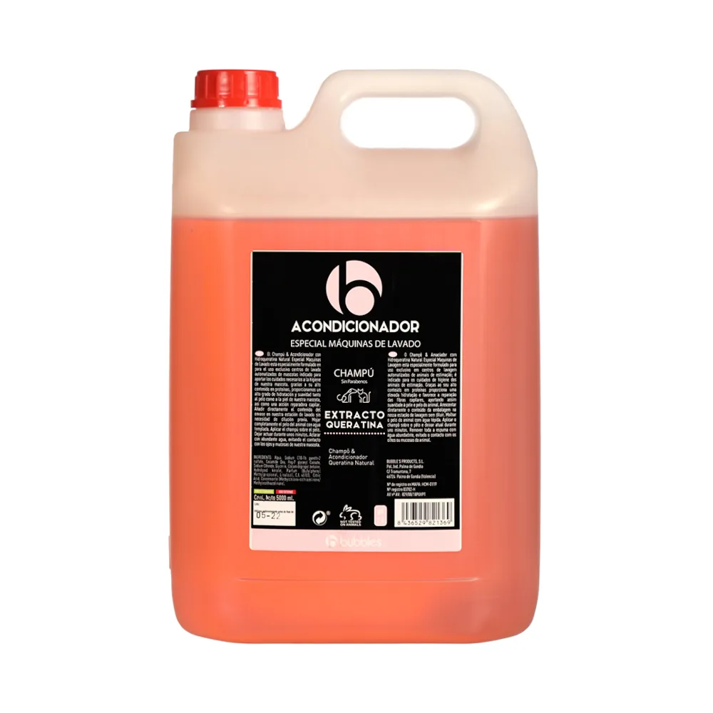 Bubbles - Champô Condicionador para Máquinas de Lavar Pets