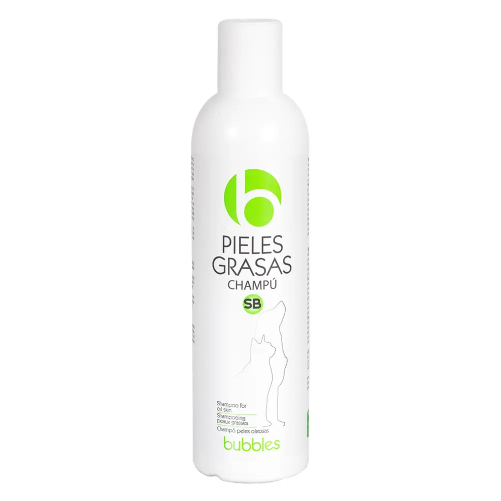 Bubbles - Champô para Pele Oleosa para Cães e Gatos