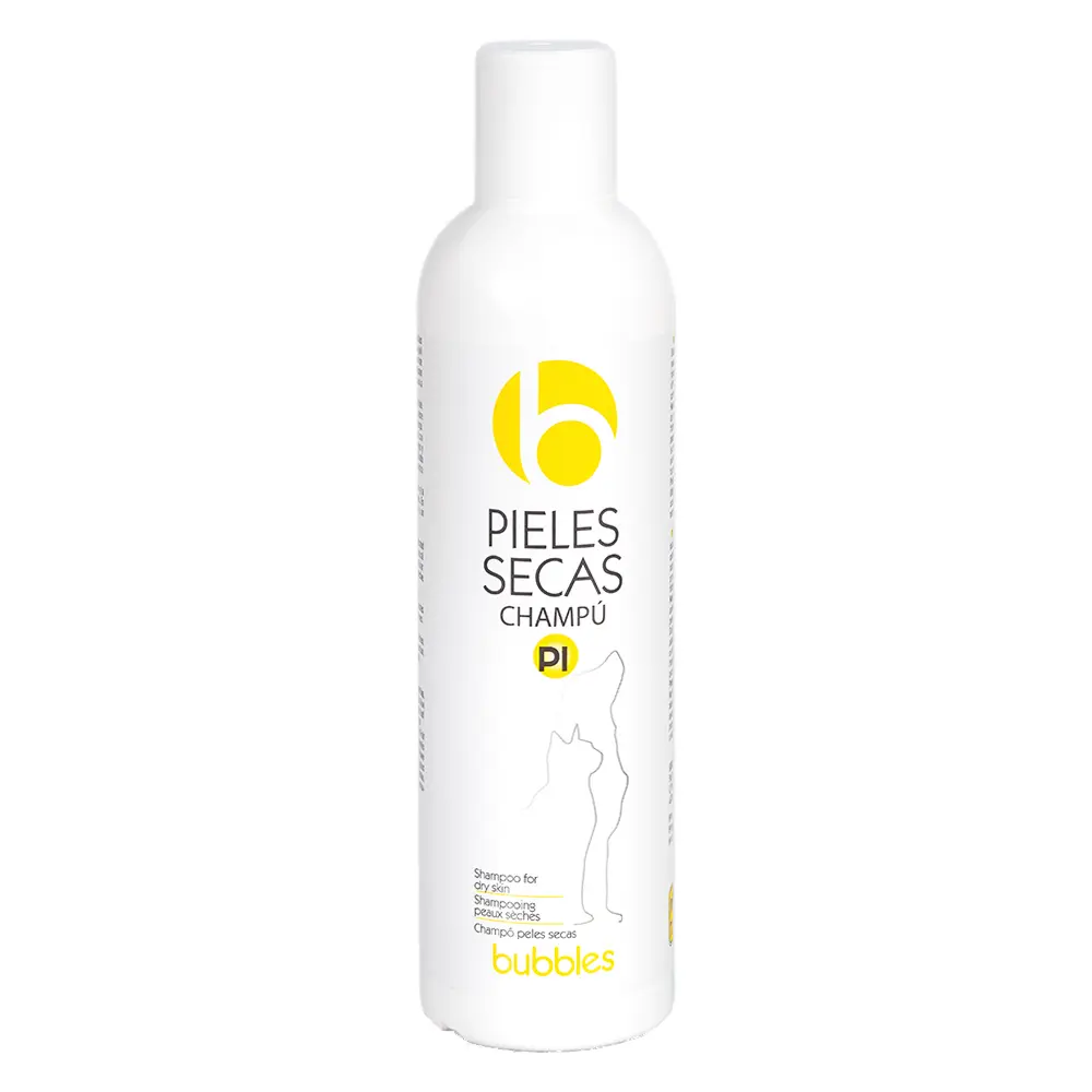 Bubbles - Champô para Pele Seca para Cães e Gatos