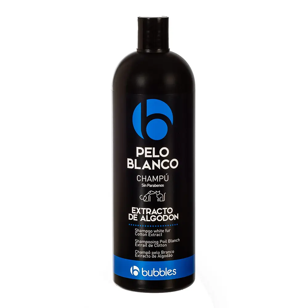 Bubbles - Champô Pelos Brancos para Cães e Gatos