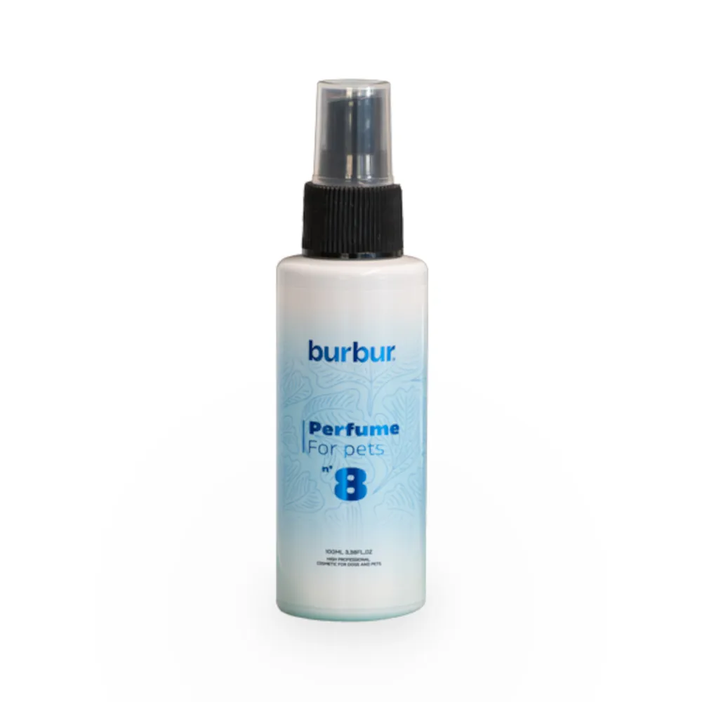 Burbur e Burbur Pro - Perfume Nº 8 para Cães e Gatos