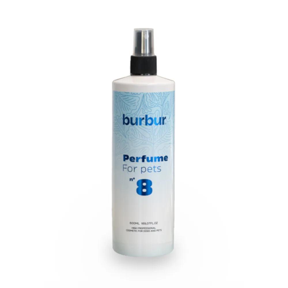 Burbur e Burbur Pro - Perfume Nº 8 para Cães e Gatos
