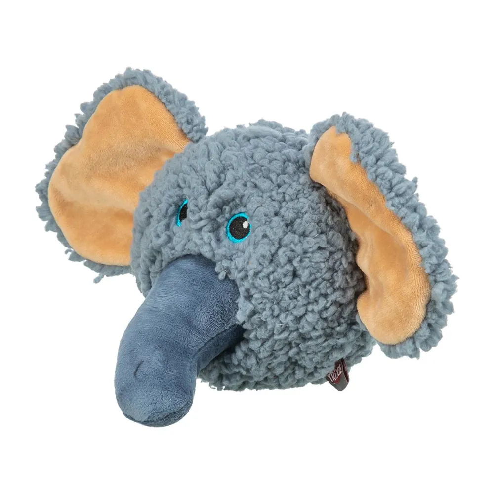 Cabeça de Elefante em Peluche com Som - Trixie