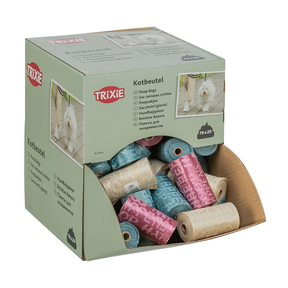 Caixa com 70 Rolos de Sacos para Dejetos - Trixie