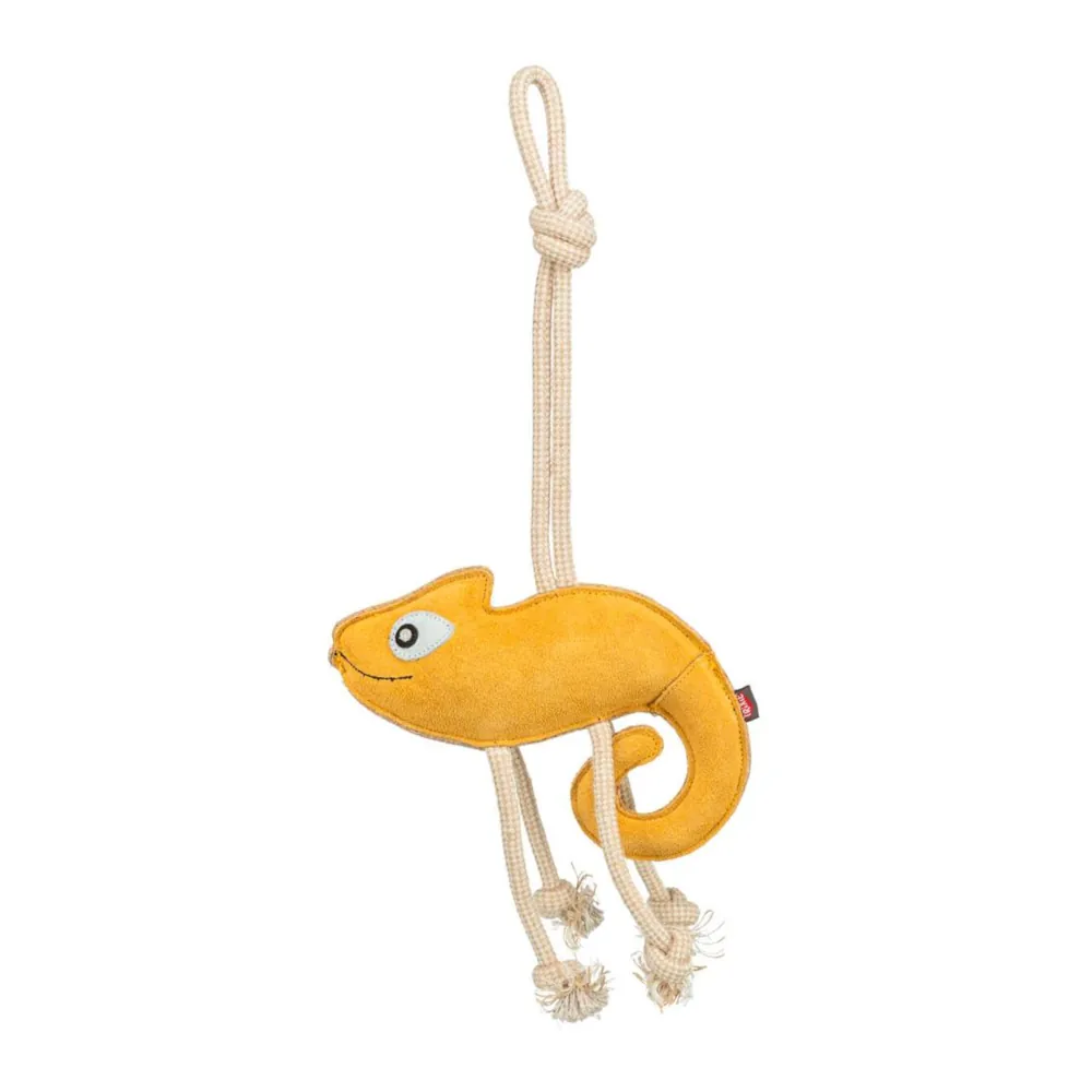 Camaleão em Pele e Corda para Cães - Trixie