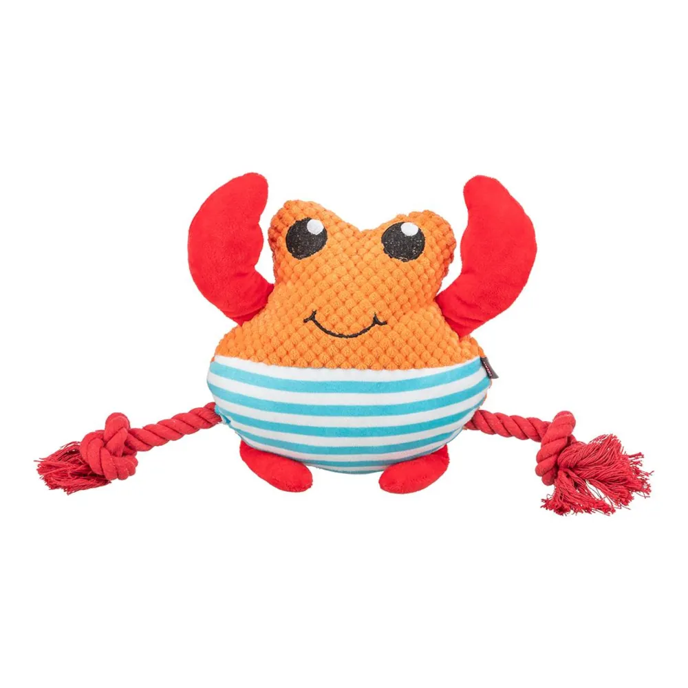 Caranguejo em Peluche com Som e Corda para Cães - Trixie