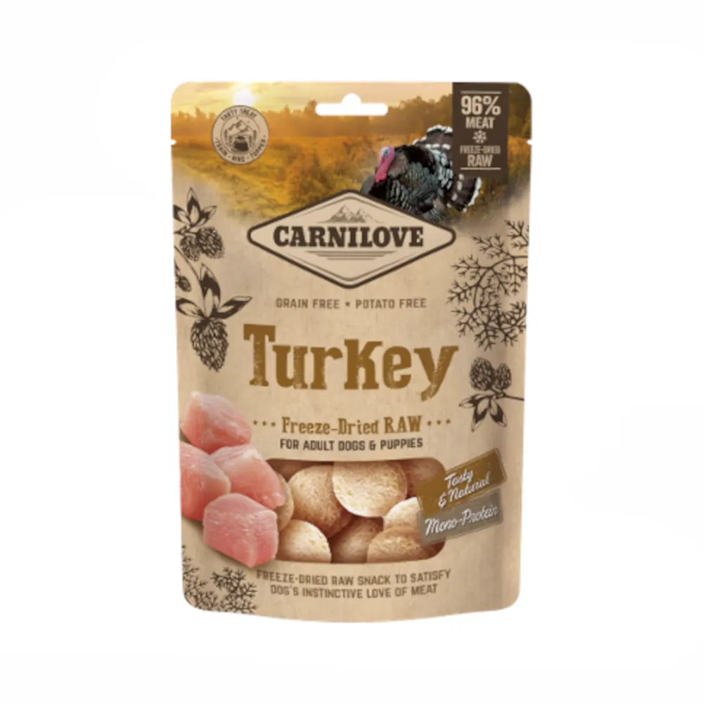 Carnilove Dog Freeze-dried Raw Snacks Turkey