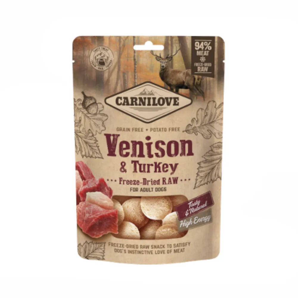 Carnilove Dog Freeze-dried Raw Snacks Venison & Turkey