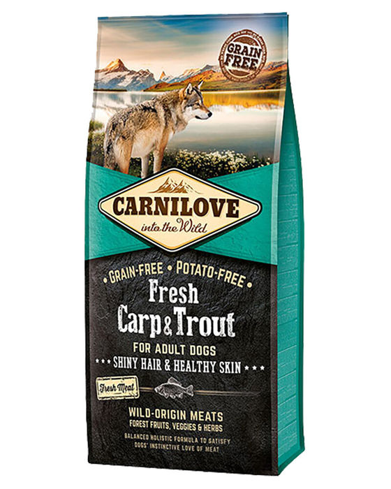 Carnilove Grain-Free Cão Adulto - Carpa e Truta