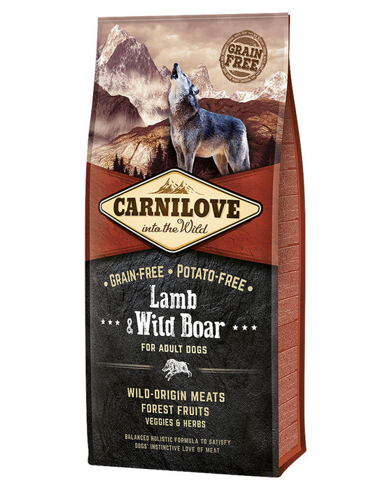 Carnilove Grain-Free Cão Adulto - Cordeiro e Javali
